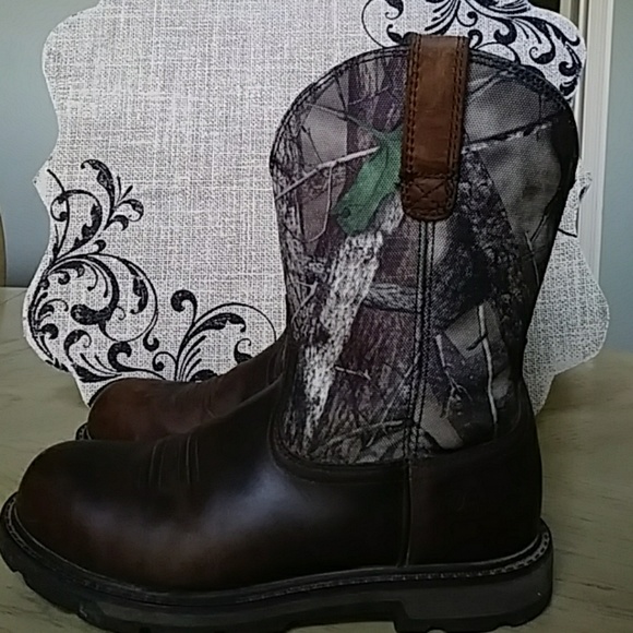 ariat harvester boots